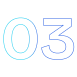 number three illustration